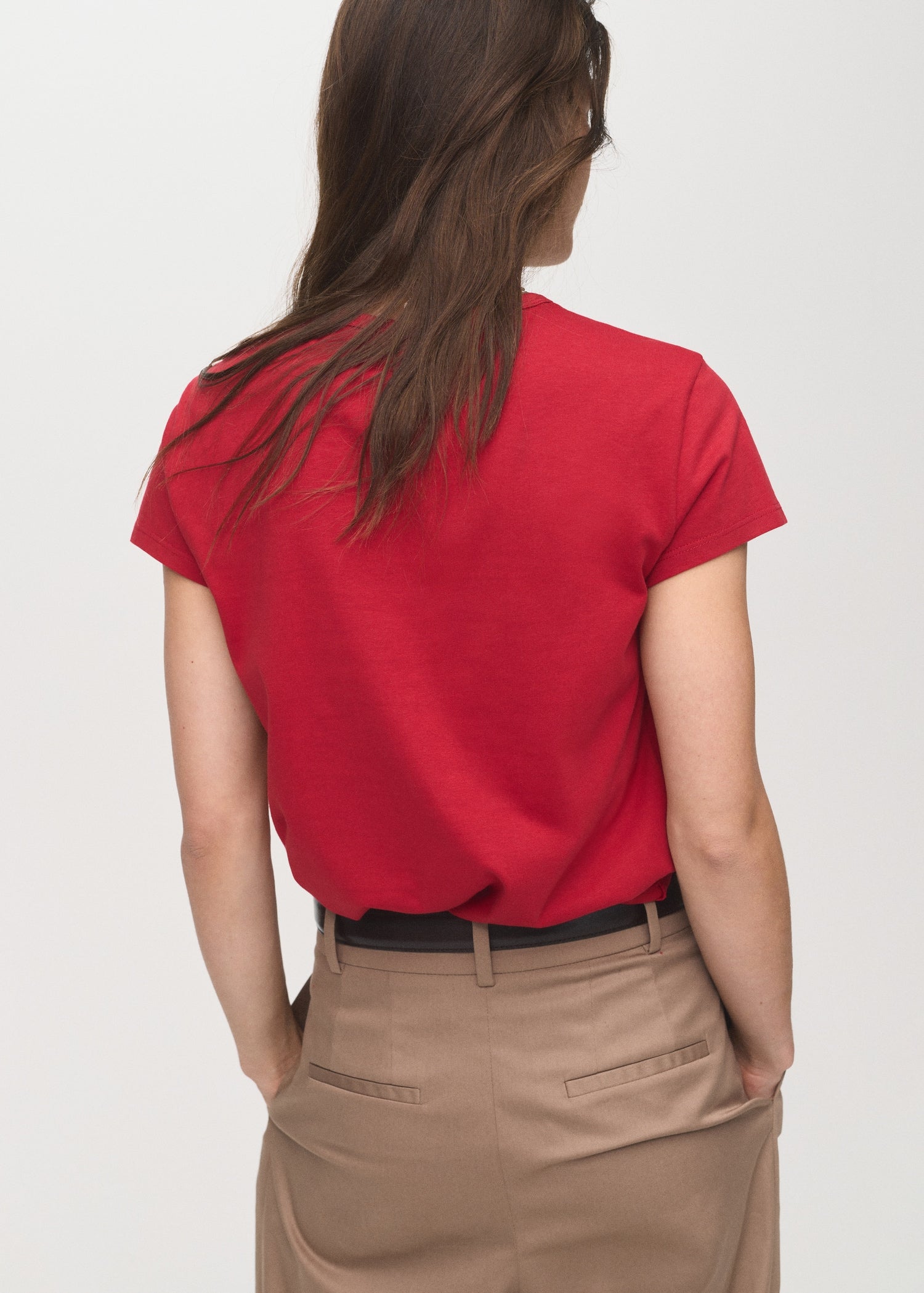 Mango t-shirt ilustra in Red - R