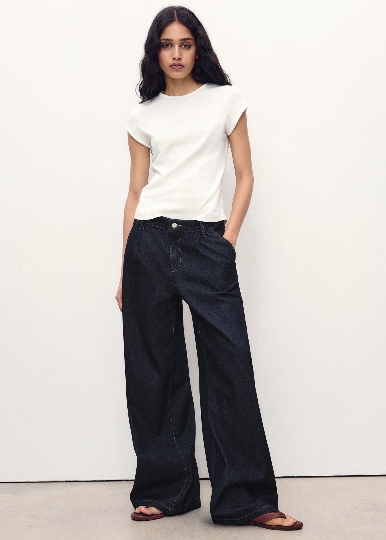 Mango t-shirt jani in White - 99999999_01