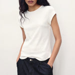Mango t-shirt jani in White
