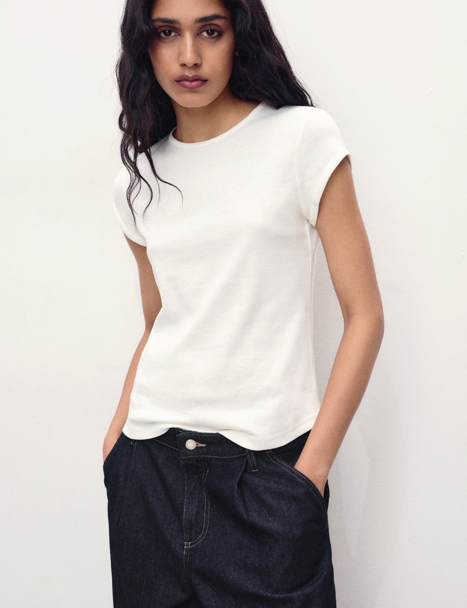 Mango t-shirt jani in White