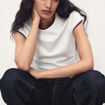 Mango t-shirt jani in White - D1