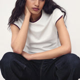 Mango t-shirt jani in White - D1