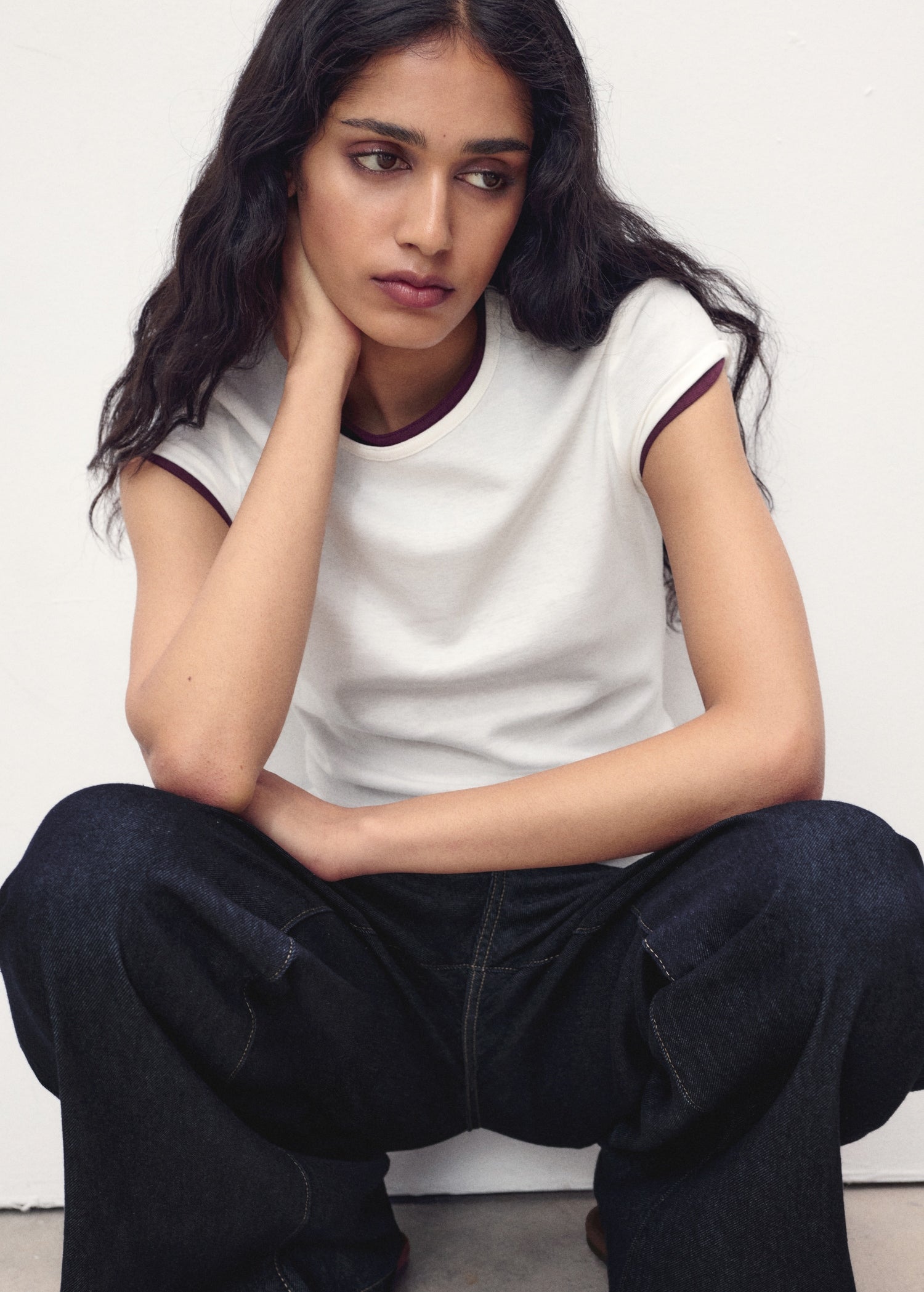 Mango t-shirt jani in White - D1