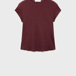 Mango t-shirt jani in Burgundy - B