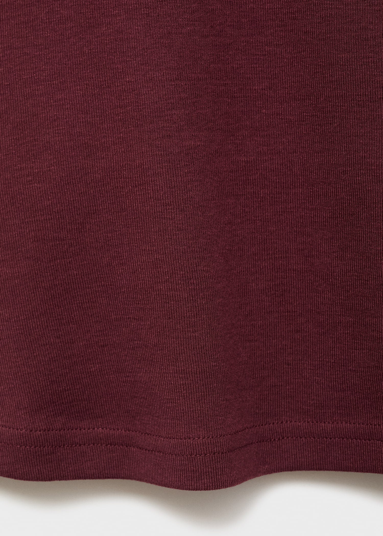 Mango t-shirt jani in Burgundy - D0
