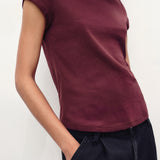 Mango t-shirt jani in Burgundy - D6