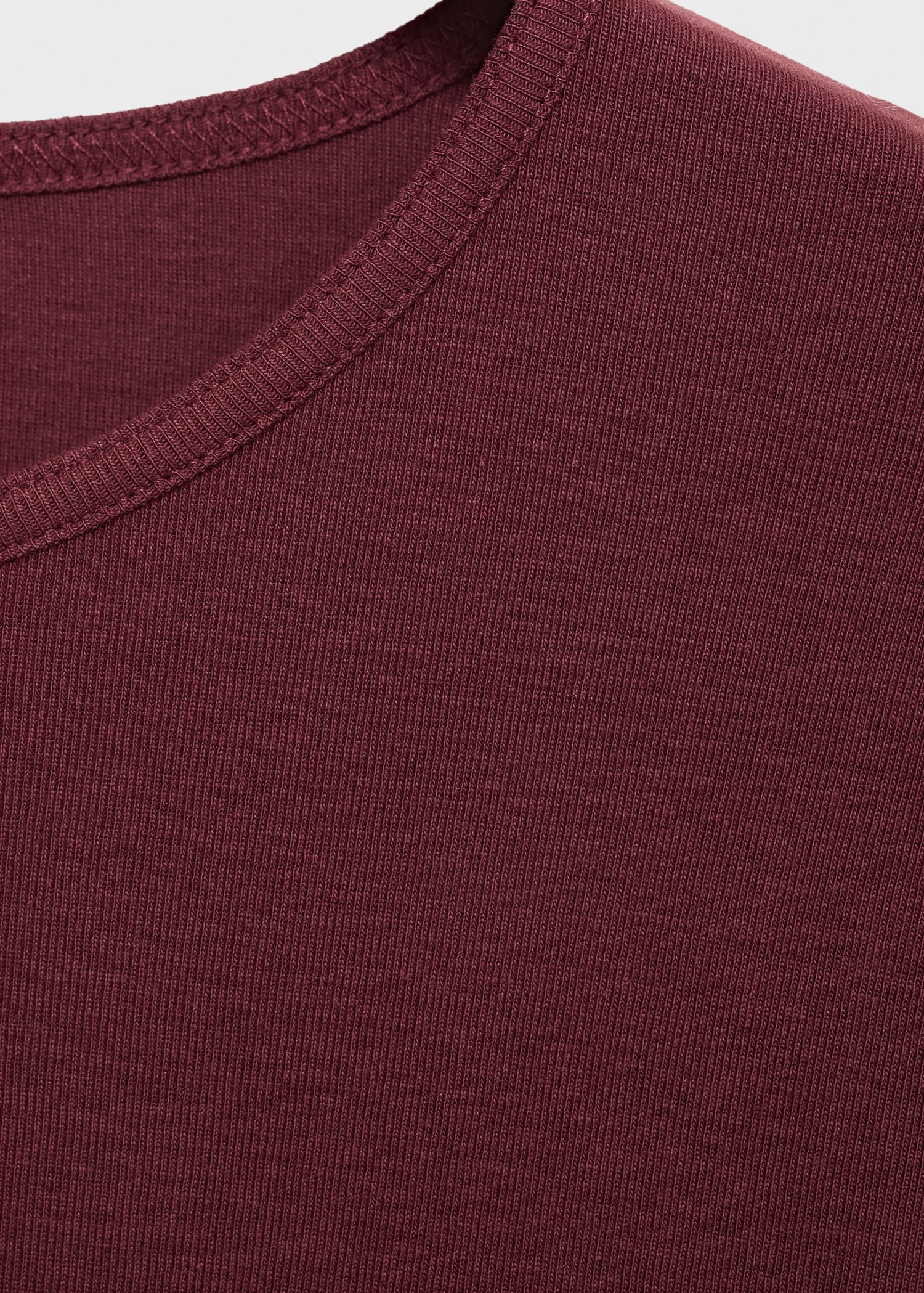 Mango t-shirt jani in Burgundy - D8