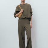 Mango sweatshirt florida in Taupe - 99999999_01