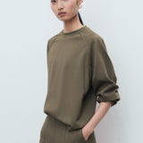 Mango sweatshirt florida in Taupe