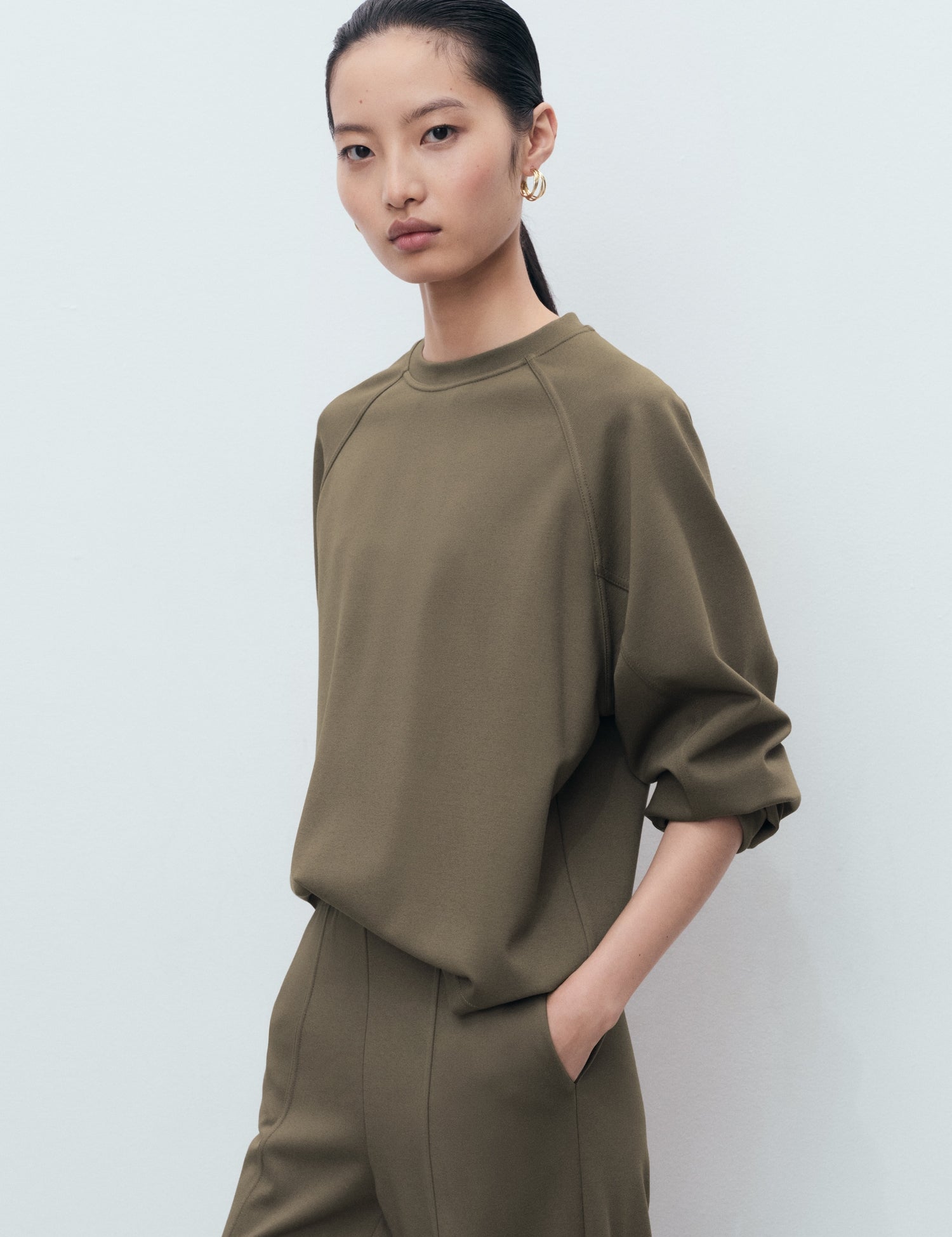 Mango sweatshirt florida in Taupe