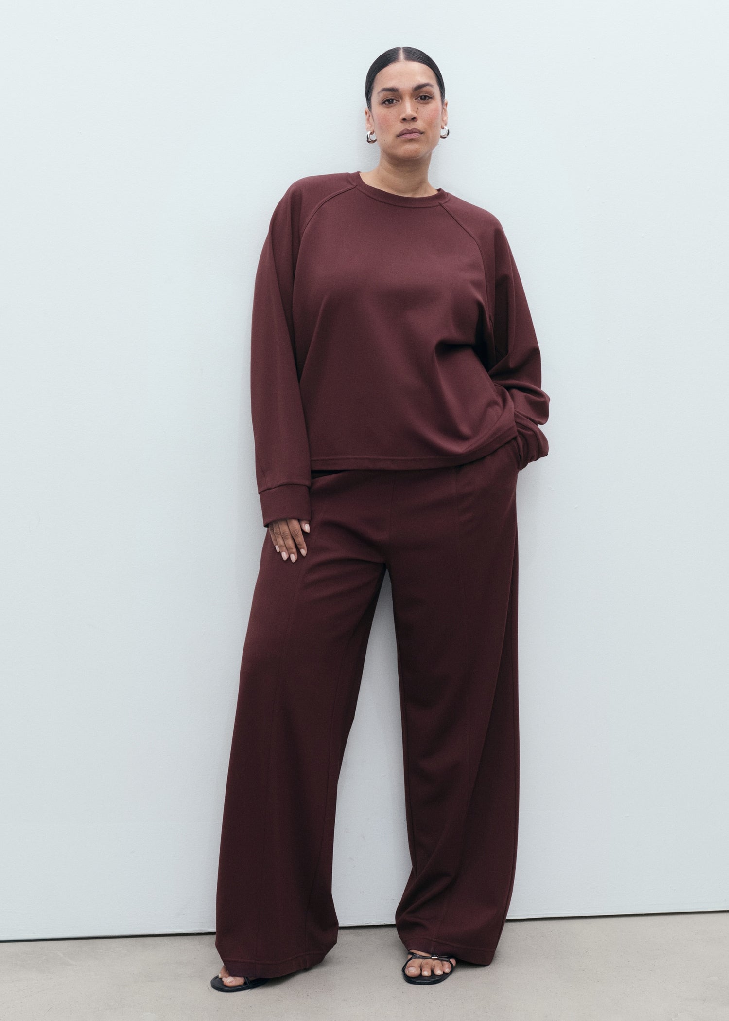 Mango sweatshirt florida in Burgundy - D3