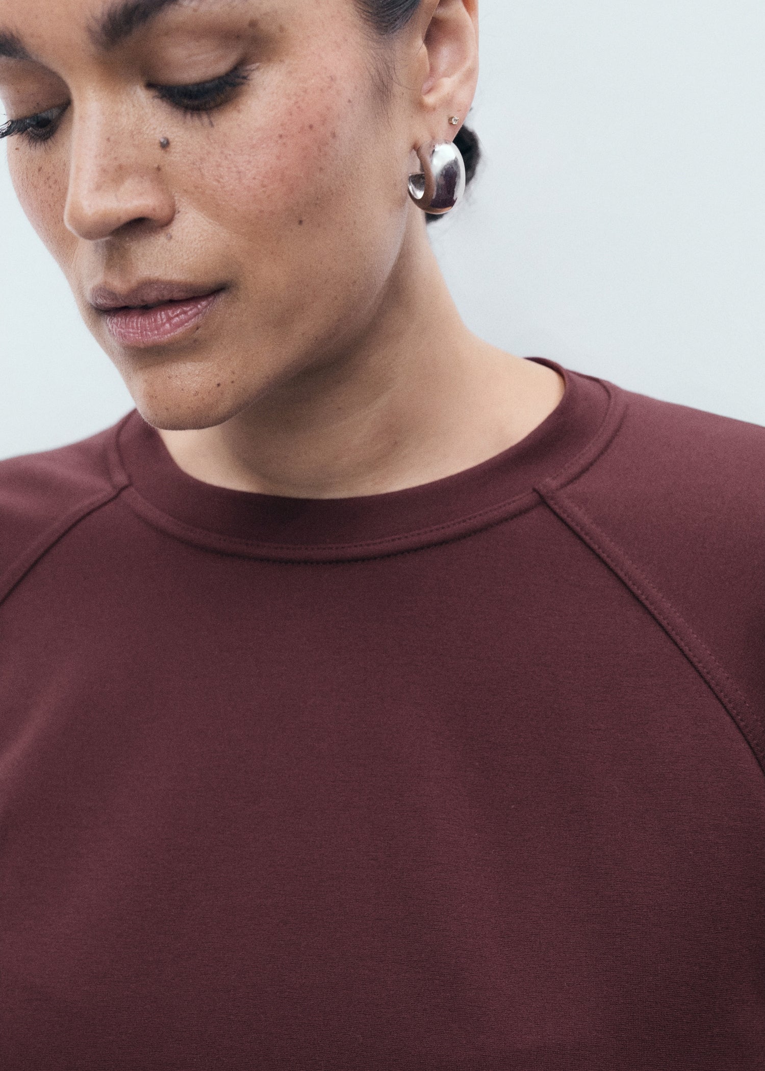 Mango sweatshirt florida in Burgundy - D4