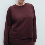 Mango sweatshirt florida in Burgundy - D5