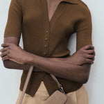 Mango sweater mocha in Chocolate - D6