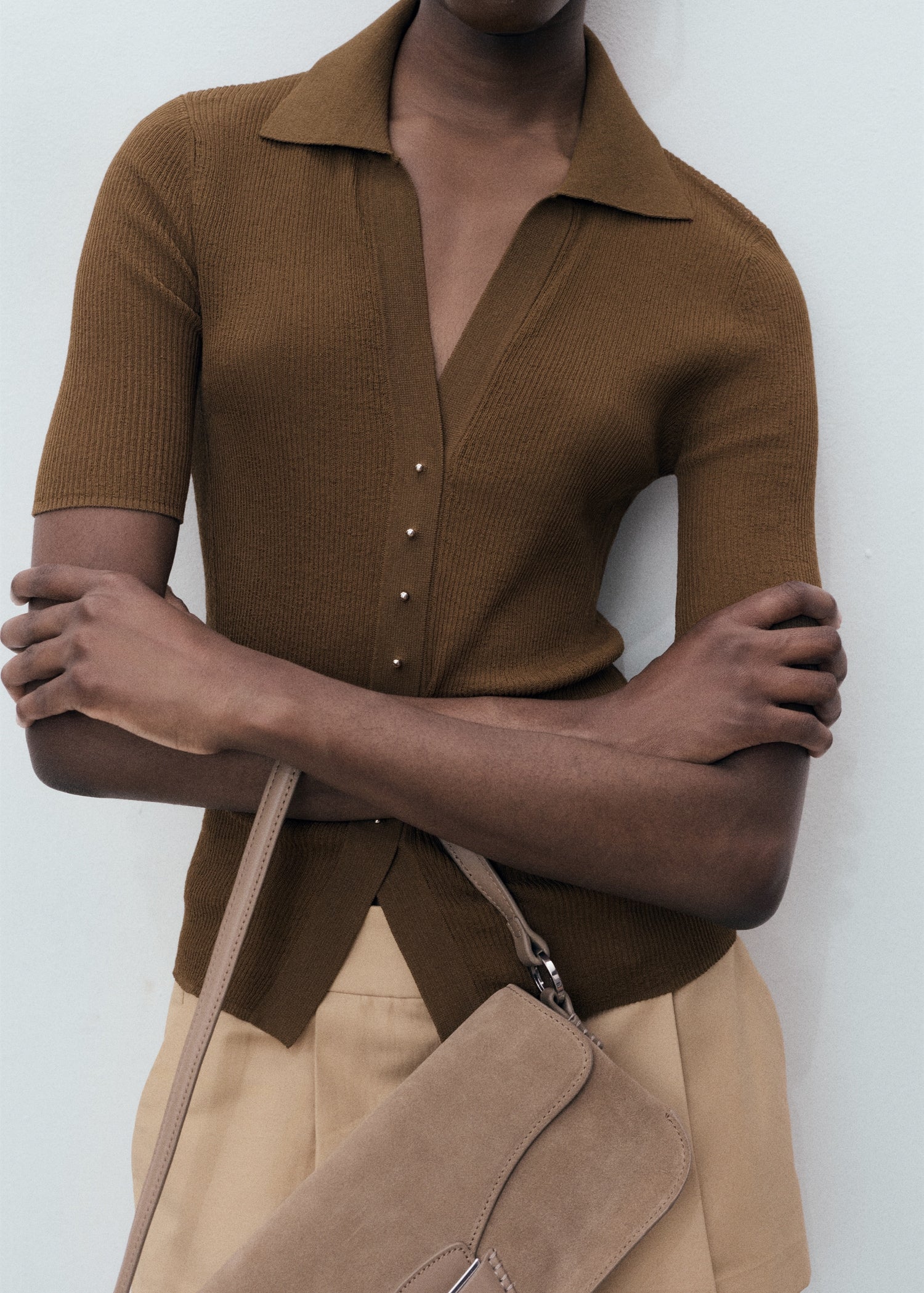 Mango sweater mocha in Chocolate - D6