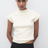 Mango sweater dumin in White