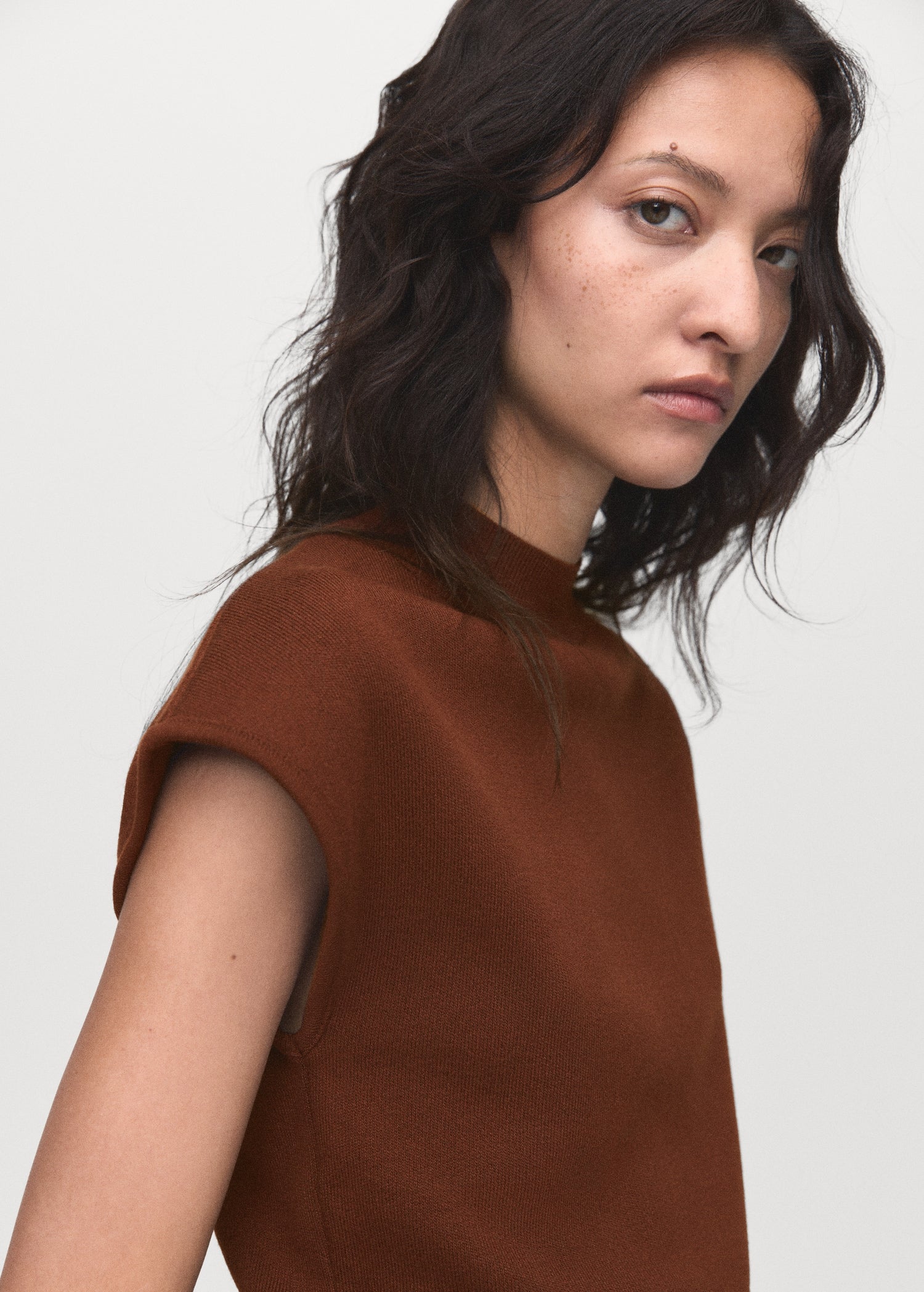 Mango sweater dumin in Brown - D1