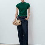 Mango sweater dumin in Bottle Green - 99999999_01