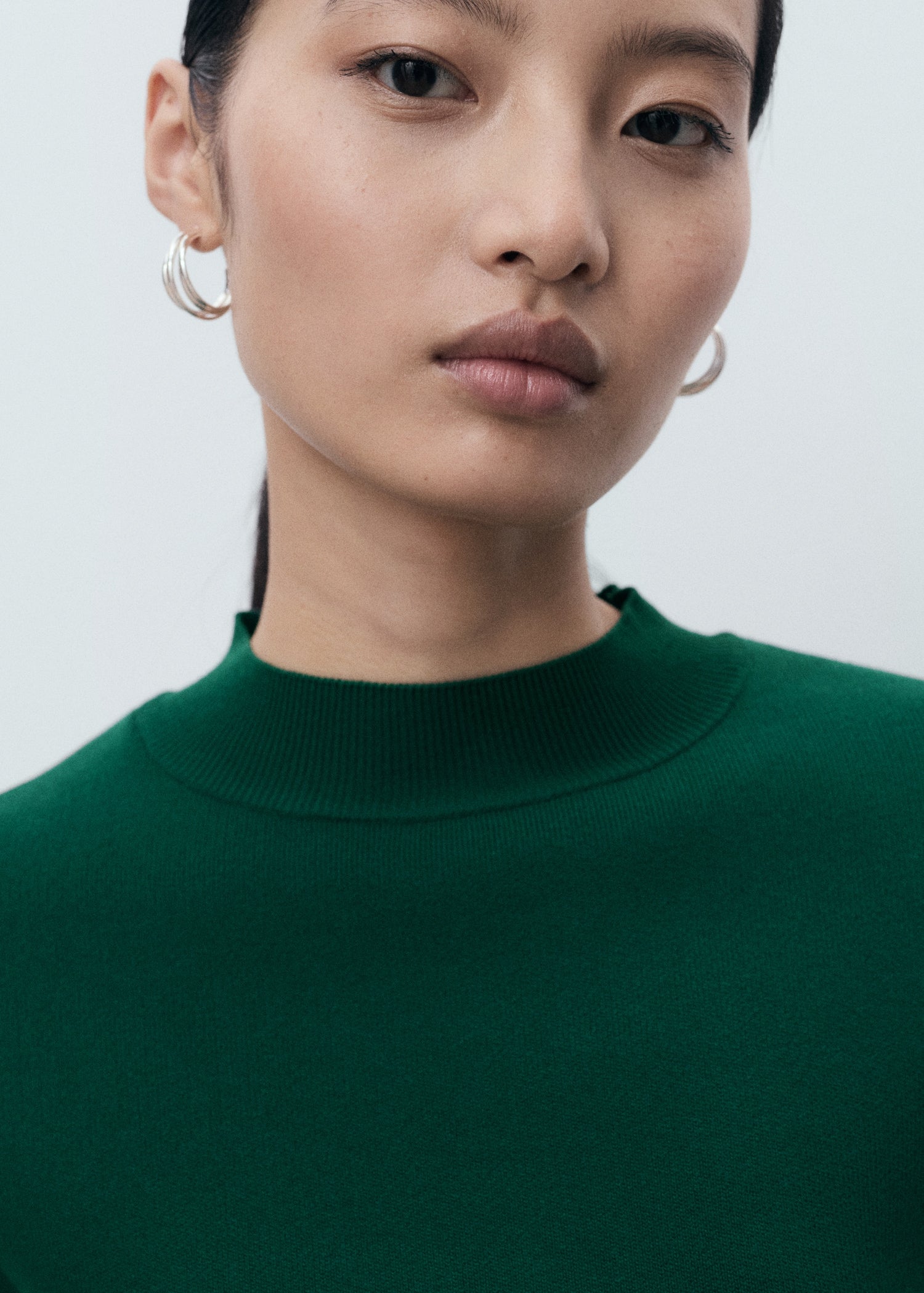 Mango sweater dumin in Bottle Green - D1