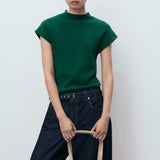 Mango sweater dumin in Bottle Green - D2