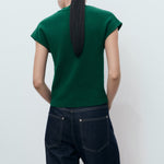 Mango sweater dumin in Bottle Green - R