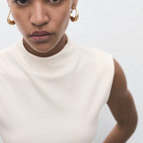 Mango t-shirt julia in Off White - D1