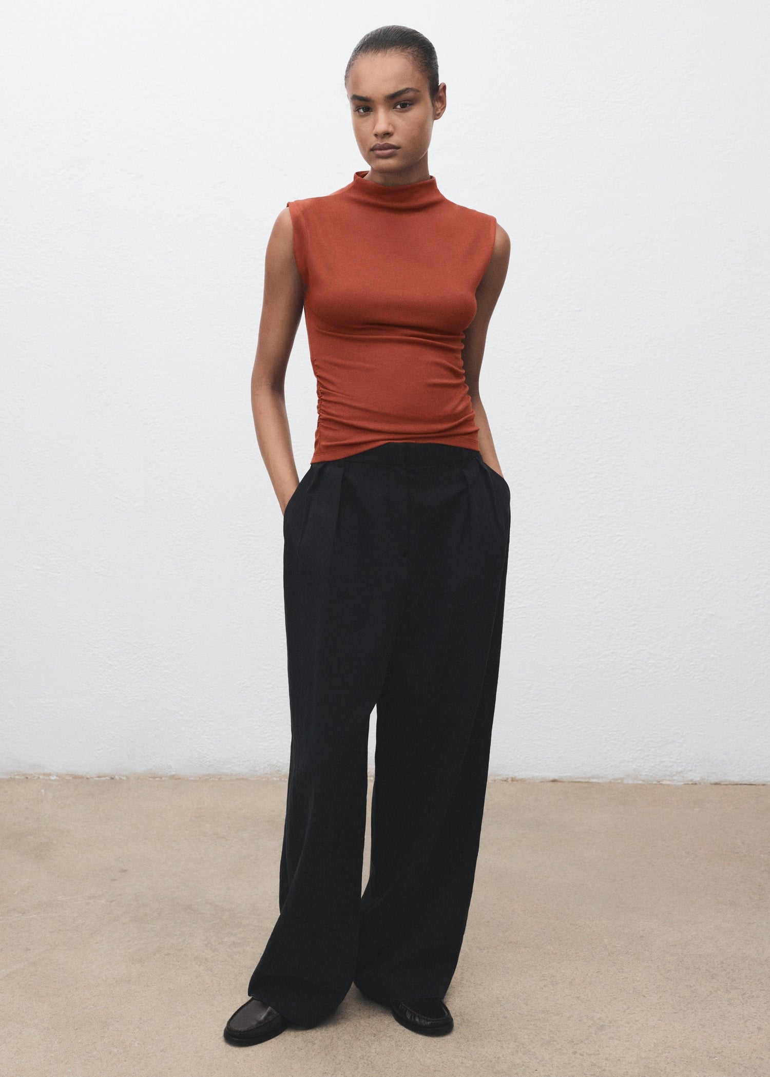 Mango t-shirt julia in Cauldron - 99999999_01