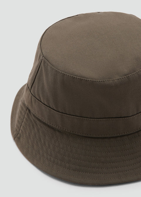 Mango cap bucket in khaki