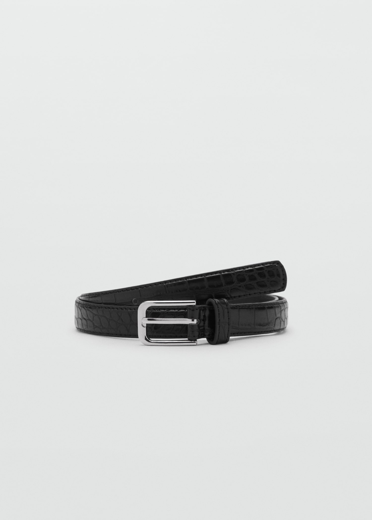 Mango belt mirta in Black - B