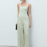 Mango jumpsuit jumy in Pastel Green - 99999999_01