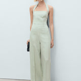 Mango jumpsuit jumy in Pastel Green - 99999999_01