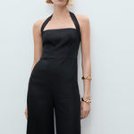 Mango jumpsuit jumy in Black