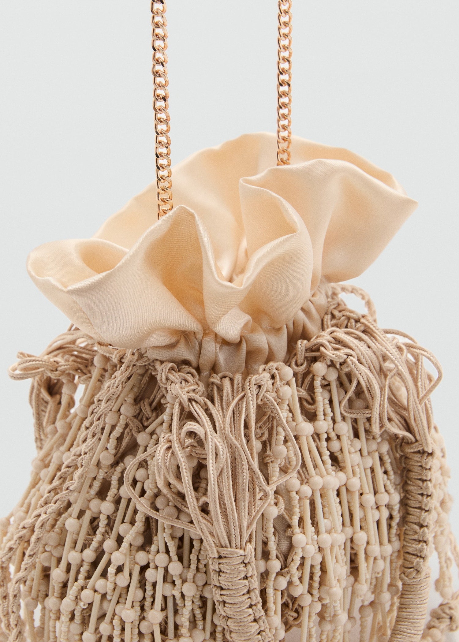 Mango handbag pazo in Beige - D1