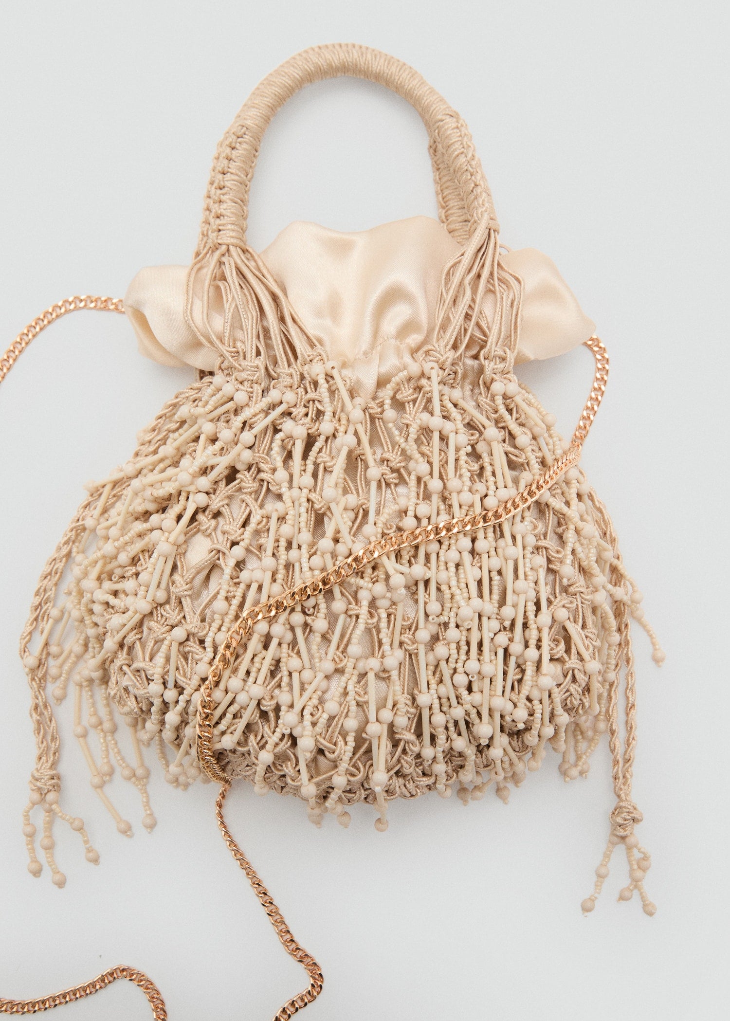 Mango handbag pazo in Beige - D2