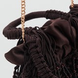 Mango handbag pazo in Chocolate - D1