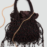 Mango handbag pazo in Chocolate - D2