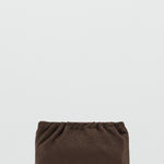 Mango cosmetic bag sirs in Chocolate - B