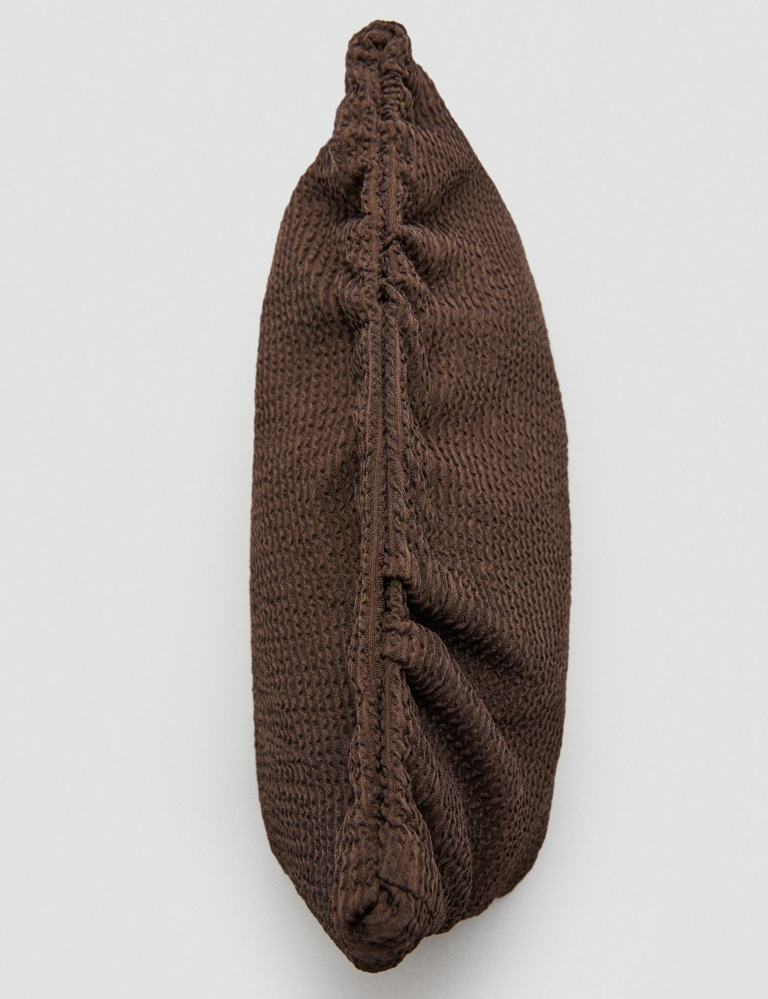 Mango cosmetic bag sirs in Chocolate - D1