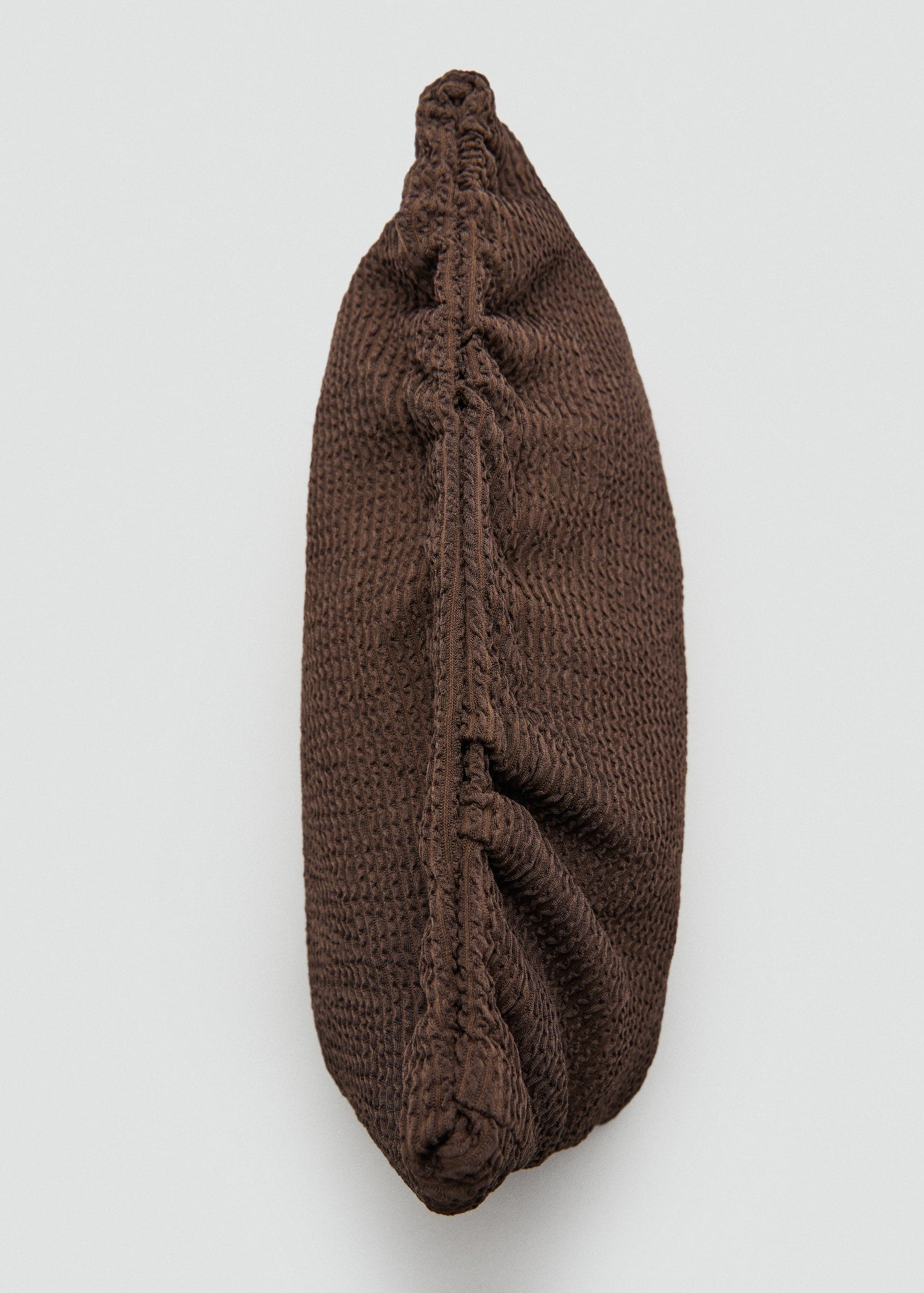 Mango cosmetic bag sirs in Chocolate - D1