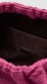 Mango cosmetic bag sirs in Fuchsia - D2