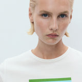 Mango t-shirt illustra in Pastel Green - D1