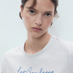 Mango t-shirt illustra in Blue - D1