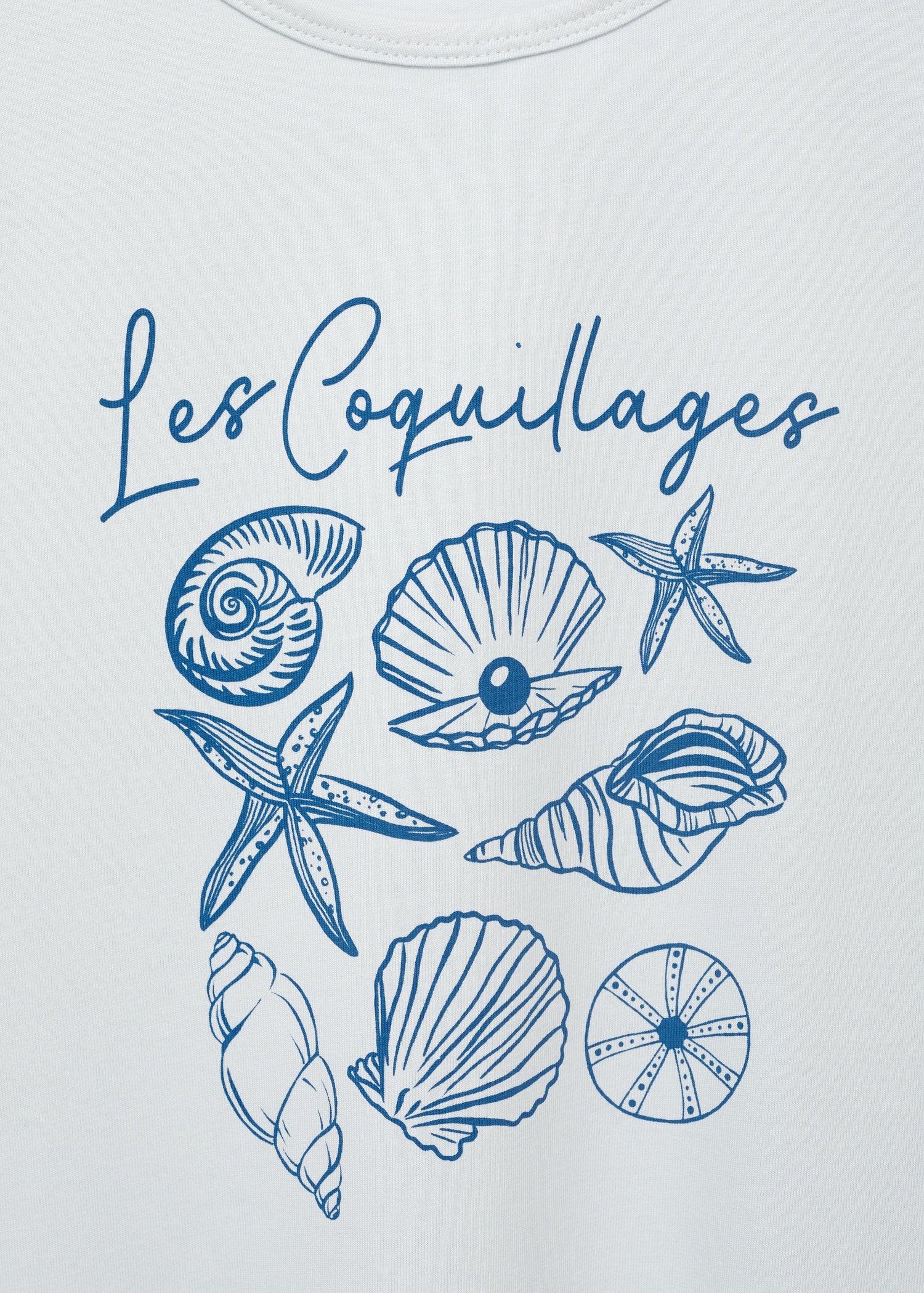 Mango t-shirt illustra in Blue - D8