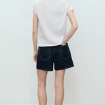 Mango t-shirt illustra in Blue - R