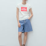 Mango t-shirt illustra in Red - 99999999_01