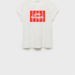 Mango t-shirt illustra in Red - B