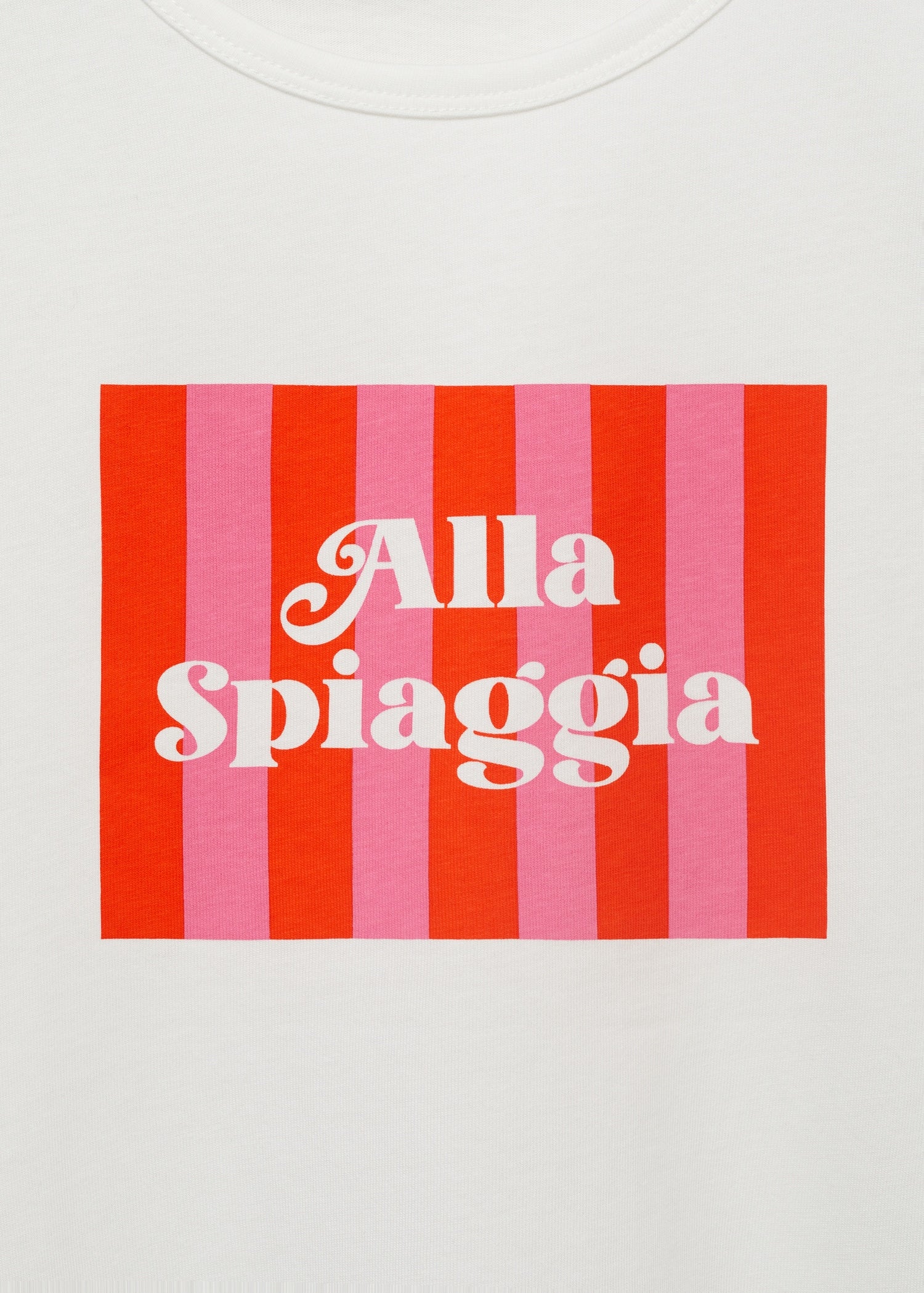 Mango t-shirt illustra in Red - D8