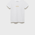 Mango t-shirt mangolog in White - B