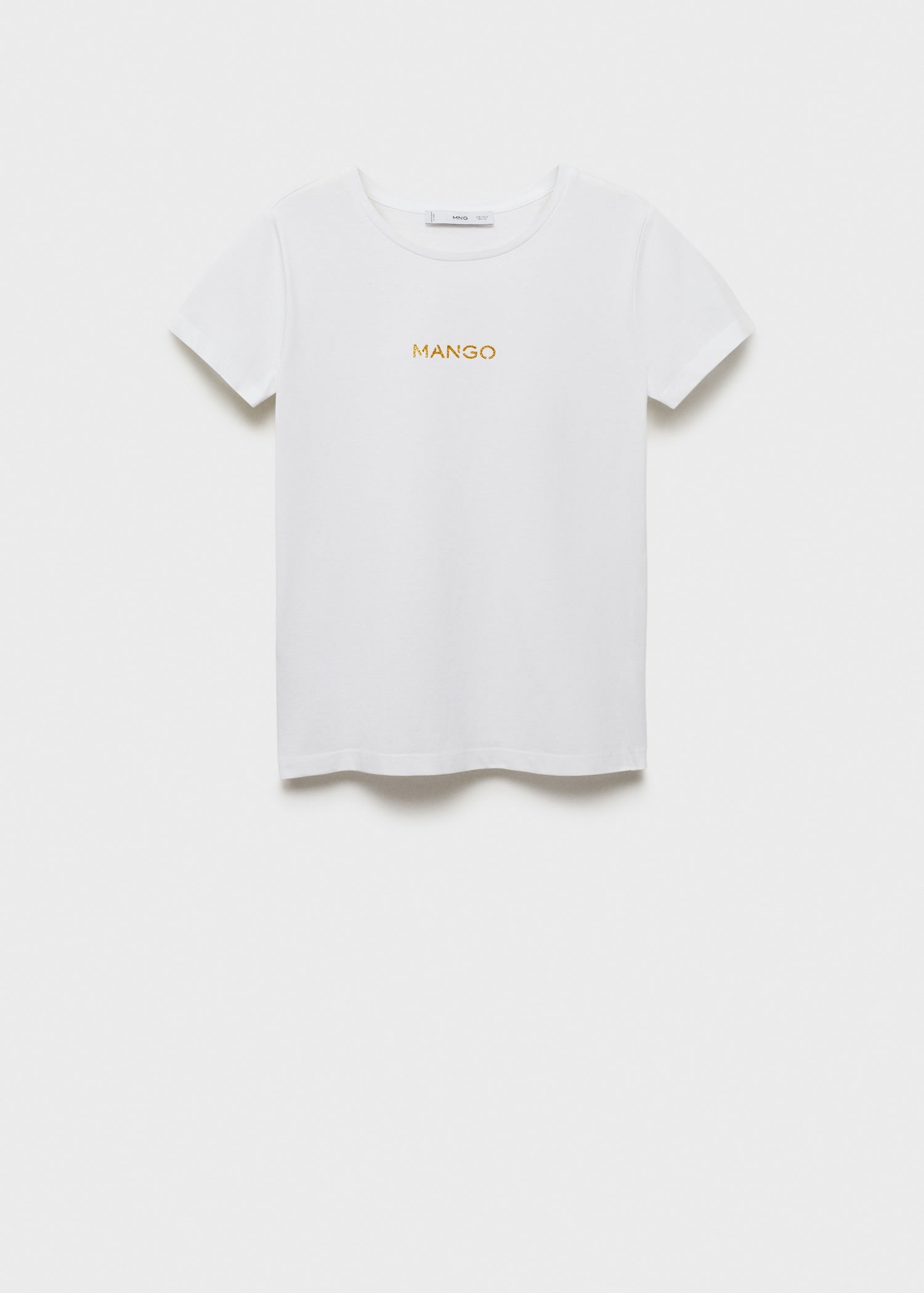 Mango t-shirt mangolog in White - B