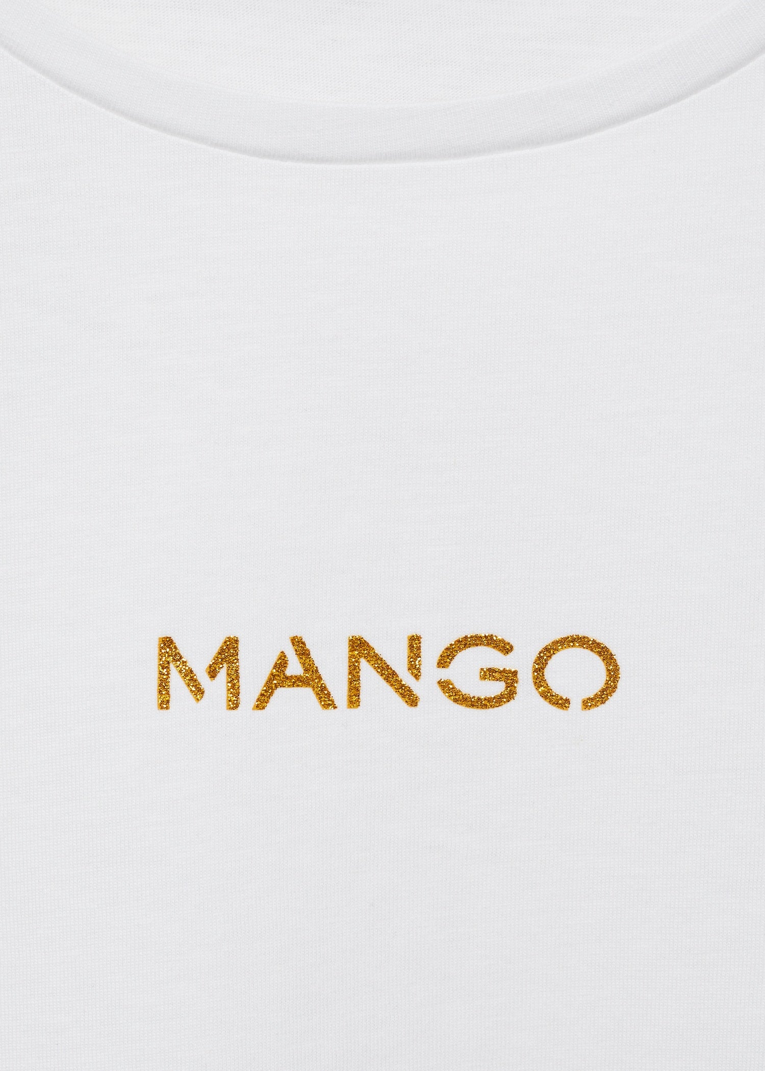 Mango t-shirt mangolog in White - D8
